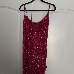 Pink Sequin Dress